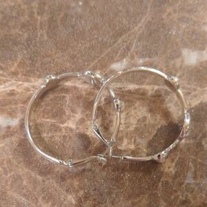 Lia Sophia "Michael, by Debbie" Hoop Earrings